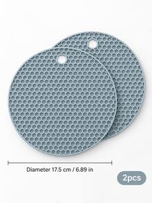 Silicone Heat Resistant Placemat | Kitchen Heat Insulation Pad, Silicone Pot Mat Suitable For Kitchen Countertops, Dining Tables, Hot Pots And Cookware, Easy To Clean And Dry, Multi-Purpose Heat Insulation Pad/Pot Mat, Suitable For Hot Dishes, Outdoor Picnics And Barbecues - View 12