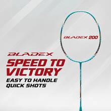 BLADEX 200 4U Unstrung Badminton Racket, Blue, Professional Speed‑Type Single Racket AYPT357‑4 - Deep Emerald Green - View 1