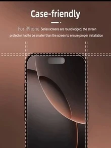 3Pcs 9D Matte Ceramic Soft Film, AG Anti-Fingerprint Gaming Screen Protector, Anti-Glare Flexible Ceramic Phone Screen Protective Film Compatible With IPhone Duo 18 Pro Max 17 16 15 14 13 12 11 - Clear - View 5