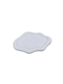 PP Plastic Aesthetic Asymmetrical Cloud Tray, Wavy Edge Decorative Storage Dish, Multi-Functional Jewelry Hair Clip Key Cosmetic Organizer, Suitable For Vanity Bedside Table Fashionable Desktop Decor, Wedding Holiday And Home Daily Scenes - Multicolor - View 13
