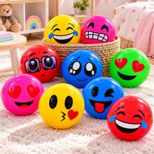 10 Pcs Emoticon Balls For Kids Fun Toy Gift - Multicolor - View 3