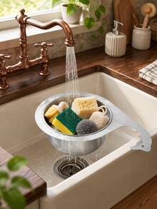 Stainless Steel Kitchen Sink Drain Rack And Vegetable Washing Basin With Food Residue Filter - View 8