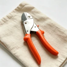 1pc SK5 Steel Heavy Duty Pruning Shears, Suitable For Thick Branches, Garden Fruit Tree Flower Pruning Scissors, Yard Orchard Pruning Use - Orange - View 4