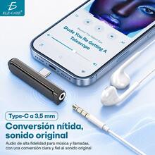 2-In-1 Type-C To 3.5 Mm Adapter With Foldable Support | Hi-Fi Audio, Smart DAC, And Hands-Free - Black - View 5