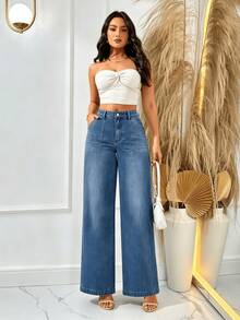 Women Jeans - Blue - View 5