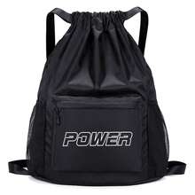 1pc Multi-Color Drawstring Backpack, Basketball Bag, Multi-Function Storage Bag, Swimming, Fitness, Sports, Yoga, Travel, Cycling, Training, Large Capacity, Lightweight, Unisex Student - Sports Backpack - View 4