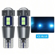2pcs High Quality T10 LED W5W Car Interior Lights CANBUS Error-Free 3030 SMD Super Bright Side Marker Parking Lights 12V Car Bulbs - A - View 9