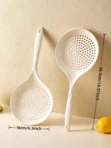 Strainer Spoon / Skimmer Spoon / Colander / Large Noodle Spoon / Skimmer Strainer Spoon / Practical Kitchen Gadgets - Multicolor - View 4
