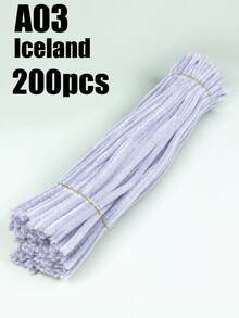 10-400pcs Batang Chenille Pipa DIY Kemasan Massal Dengan Video Tutorial, 60 Warna Batang Chenille Tebal 30cm Berwarna-warni, Batang Kerajinan Plush yang Dapat Dibengkokkan, Cocok untuk Membuat Bunga, Kerajinan Kembali ke Sekolah, Aksesori Rambut Plush dan Dekorasi DIY, Warna Asli Sesuai Gambar - Beberapa - View 78