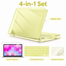 NEO 4-In-1 Full Body Protection Kit, Anti-Yellowing Crystal Clear Hard Shell Laptop Case, Dust-Proof Silicone Keyboard Cover, High-Definition Bubble-Free Screen Protector, Anti-Fingerprint Trackpad Film, Slim Fit Precise Cutouts Scratch-Resistant Shockproof Protective Case - View 14