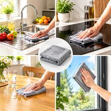 20/50pcs Disposable Pull-Out Dish Cloths, Super Absorbent Microfiber Kitchen Cleaning Cloths, Dry & Wet Dual-Use Multi-Function Cleaning Towels For Dishwashing And Home Kitchen - Multiple Specifications - View 3