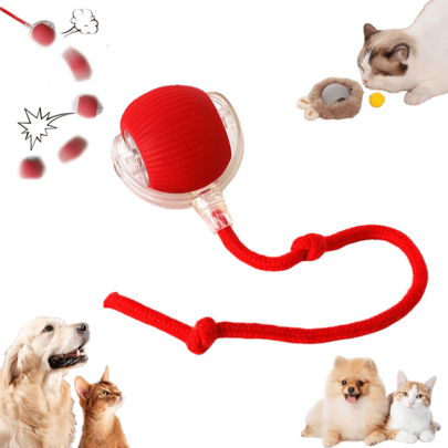 Bola Interativa para Gatos com Movimento Irregular e Inteligente Brinquedo para Cães e Gatos