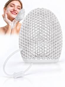 TPU Bath Cleaning Finger Sleeves Honeycomb Design Gentle Dead Skin Removal Deep Exfoliation Quick Lather Fast Drying Bathing Shower Scrubbing Makeup Removal Daily Essential - Multi-color - View 14