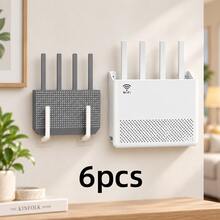 1個 Wi-Fi 路由器收納盒，壁掛式，螺絲與黏貼雙重固定，增強穩定性 - 黑色 - 查看 20