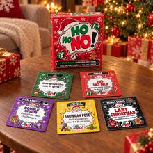 Christmas Party Interactive Card Game, Fun Challenge & Q&A Mission Board Game, Holiday Gathering Atmosphere-Boosting Game Props, Creative Christmas Gift Suitable For Family Reunion, Friends Gathering, Christmas Party And Gift Exchange Activities - Multicolor - View 4