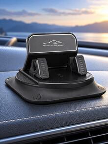 Multifunctional Car Phone Holder: Adhesive-Backed Dashboard Mount With No Residue, 360° Rotation, Non-Slip Design For Navigation, Smooth And Stable Performance, Telescopic Arm Compatible With Multiple Smartphones - One Size Fits All - View 5
