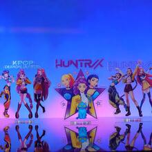 Hasbro KPop Demon Hunters Standee,RUMI,Zoey,Jinu,Bobby,DEPRY, 2D Double-Sided Film Acrylic Stand, Desktop Decor, Car Ornament - A - View 9