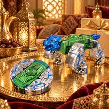 1pc Green Silver Blue Mecha Beast , Dual Form Transformable Mechanical Animal Toy, Cool Stress Relief Toy For Teen Collectors - Multicolor - View 5