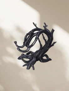 Tree Root Phone Stand, A Nature-Inspired Desktop Phone Holder For Stable Hands-Free Viewing Of Videos, Calls, Streaming And Recipes, Decorative Phone Base For Home And Office, Black/Brown - A - View 10