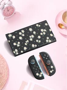 Xingji-New Switch 2 (2025) بطانية واقي - 1 نمط زهري أبيض بسيط - متوافق مع Switch NS/Switch OLED، مادة غلاف TPU ناعمة - حقيبة تخزين عالمية، مقاوم للصدمات، مقاوم للخدش، أنيق، جميل - أفضل هدية للأصدقاء والعائلة - مشاهدة 17