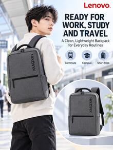 Lenovo AIR1 Lightweight Backpack, 420g Ultra-Lightweight, Multi-Compartment Storage, Suitable For Commuting, School, And Short Trips, Honeycomb Breathable Material, Reinforced Stitching On Shoulder Straps - View 5