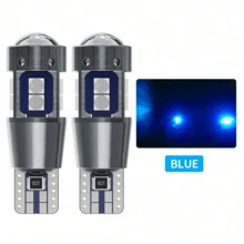 2pcs High Quality T10 LED W5W Car Interior Lights CANBUS Error-Free 3030 SMD Super Bright Side Marker Parking Lights 12V Car Bulbs - A - View 10