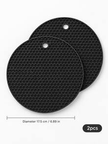Silicone Heat Resistant Placemat | Kitchen Heat Insulation Pad, Silicone Pot Mat Suitable For Kitchen Countertops, Dining Tables, Hot Pots And Cookware, Easy To Clean And Dry, Multi-Purpose Heat Insulation Pad/Pot Mat, Suitable For Hot Dishes, Outdoor Picnics And Barbecues - View 17