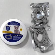 2入可調節式寵物跳蚤與蜱蟲項圈，天然成分防蚊蟲，防水，佩戴1週，保護8個月，適用於狗、貓及小型、中型、大型寵物，寵物用品 - 彩色 - 查看 11