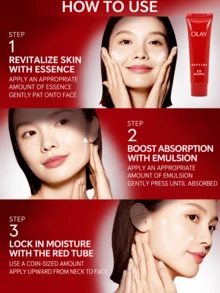 Olay Regenerist Micro-Essence Lotion 35ml/kemasan 3/kemasan 5 tersedia. Mengurangi garis-garis halus, mengangkat dan mengencangkan, melembapkan, cocok untuk semua jenis kulit, terutama kulit kering dan kusam. - Losion Esensi 35ml - View 10