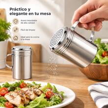 Spice & Pepper Shakers - Silver - View 3