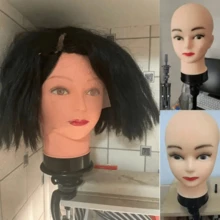 Adjustable Tripod Wig Stand C, Hairstyle Design & Wig Making Training Head, Without T-Shaped Large Pins Wig Cap, Clips And Accessories, Wig Accessories - View 7