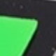 Triangle Fluorescent Green Black