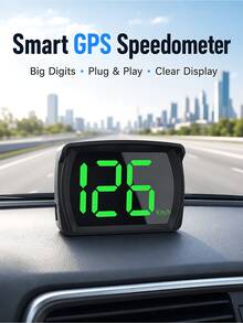 Digital Odometer MPH, Universal Golf Cart Head-Up Display Speedometer, LED Large Font Car Display Accessory, Plug And Play Compatible With Cars, Trucks, Motorcycles, SUVs And All Vehicle Models - A - View 12