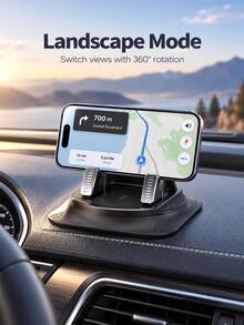 Multifunctional Car Phone Holder: Adhesive-Backed Dashboard Mount With No Residue, 360° Rotation, Non-Slip Design For Navigation, Smooth And Stable Performance, Telescopic Arm Compatible With Multiple Smartphones - One Size Fits All - View 11