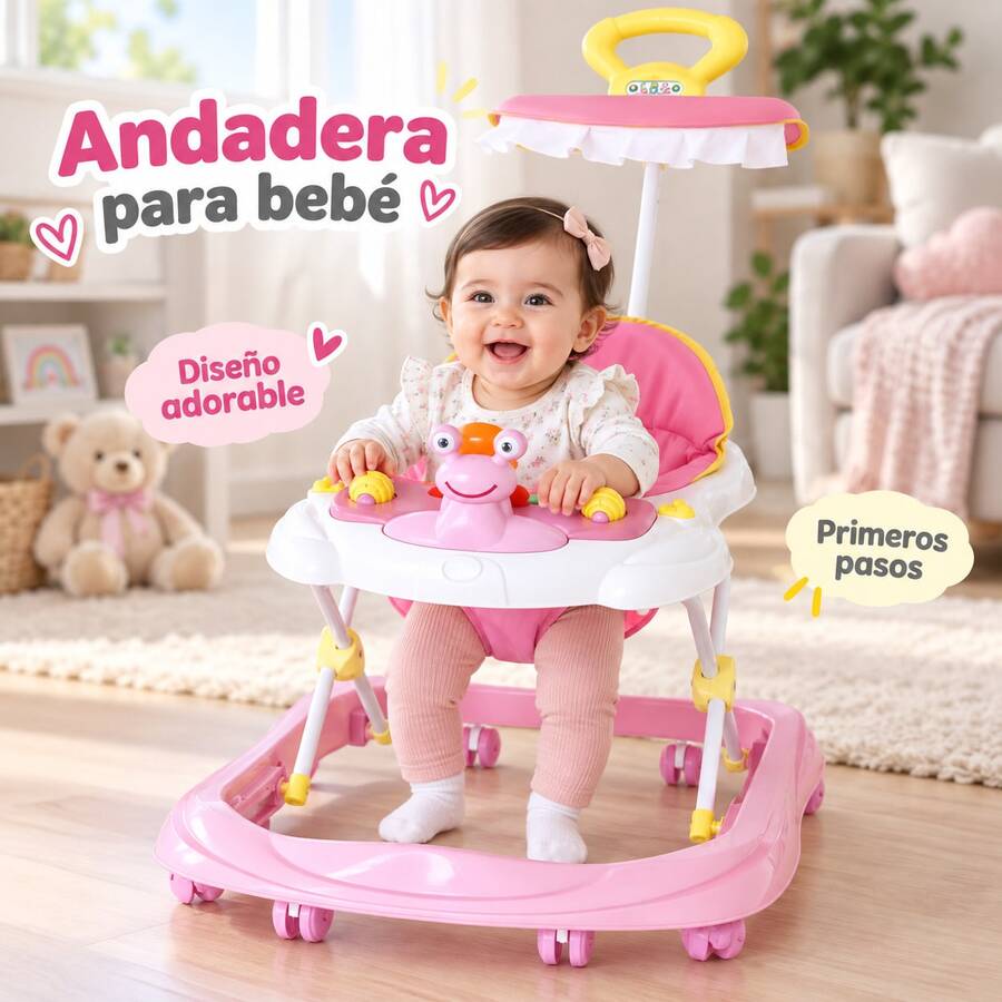 Baby Walkers - Pink - View 1