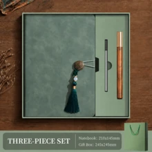 1pc/3pcs 1set A5 PU Vintage Matte Leather Thick Notebook - Business Office Meeting Notepad, Vintage Style Business Work Journal, Textured Portable Leather Stationery, Suitable For Business And Study - Multicolor - View 22