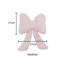 1pc Car Headrest Neck Pillow Plush Simple Comfortable Seat Lumbar Support Cushion Backrest Pillow All Season Universal Car Cushion - Car Accessories - View 8