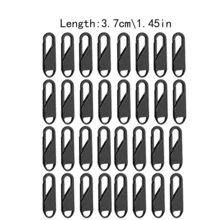 8pcs Metal Zipper Pulls Repair Kit, Suitable For Backpacks, Luggages, Down Jackets, Boots And Other Zipper Repairs - Black - View 11