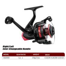 1PC / Black Red Spinning Fishing Reel Metal Spool Surfcasting Sea Rod Wheel Christmas Gift For Anglers - Multicolor - View 4