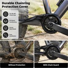 Black Bike Chain Guard PP Plastic Cover For 40-46T Chainring, Dust Shield For Mountain & Road Bikes - Multicolor - View 5