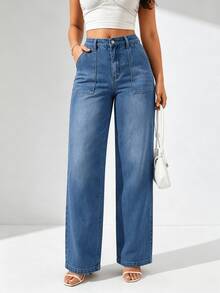 Women Jeans - 2087 Blue - View 2