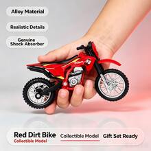 Model Sepeda Motor Off-Road Die-Cast Paduan Logam, Replika Sepeda Motor Off-Road dengan Peredam Kejut, Tersedia Berbagai Warna, Hiasan Pajangan Meja, Dekorasi Koleksi Hobi, Hadiah Liburan Tahun Baru - MultiWarna - View 10