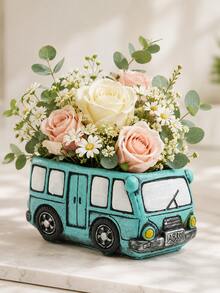 Vintage Creative Car Planter Garden Plant Succulent Planting Pot Desktop Flower Pot Cactus Plant Pot - Multicolor - View 6
