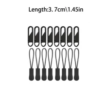 16pcs Metal Zipper Puller Fast Zipper Repair Kit, Suitable For Backpacks, Suitcases, Down Jackets, Boots And Other Zippers - Black - View 13