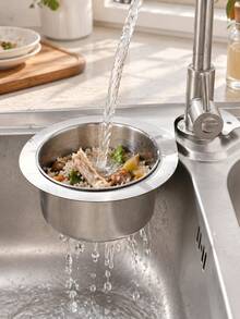 Stainless Steel Kitchen Sink Drain Rack And Vegetable Washing Basin With Food Residue Filter - View 13
