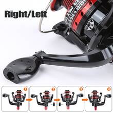 1PC / Black Red Spinning Fishing Reel Metal Spool Surfcasting Sea Rod Wheel Christmas Gift For Anglers - Multicolor - View 2