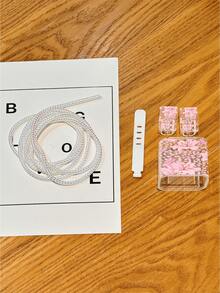 Y2K Sweet Pink Lily Butterfly Charging Head Protective Case, Charger Cable Protector, Compatible With Apple 20W Charger, Minimalist Apple Charger Protective Shell, Compatible With 20W Phone 15/16 Pro Max Charging Cable Protector, Anti-Scratch, Anti-Bite, Compatible With 13/14 Plus/17/16PROMAX, Gift For Girlfriend - Multicolor - View 6