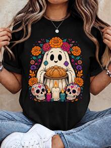 Women T-Shirts - Black - View 7