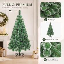 1pc Artificial Christmas Tree (60-210cm), Featuring Dense Artificial Pine Needle Design, Equipped With Metal Tripod Stand; Suitable For Mall Decoration, Living Room Arrangement, Window Display, Holiday Party And Home Decor. - Multiple Specifications - View 5
