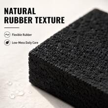 BSKT 1/3/5pcs Pickleball Equipment Cleaning Tools, Paddle Face Care Eraser, Natural Rubber Material, Compact Portable Sports Accessory - Black - View 3